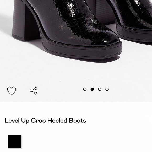 Level Up Croc Healed Boot — by NastyGal - Picture 4 of 9